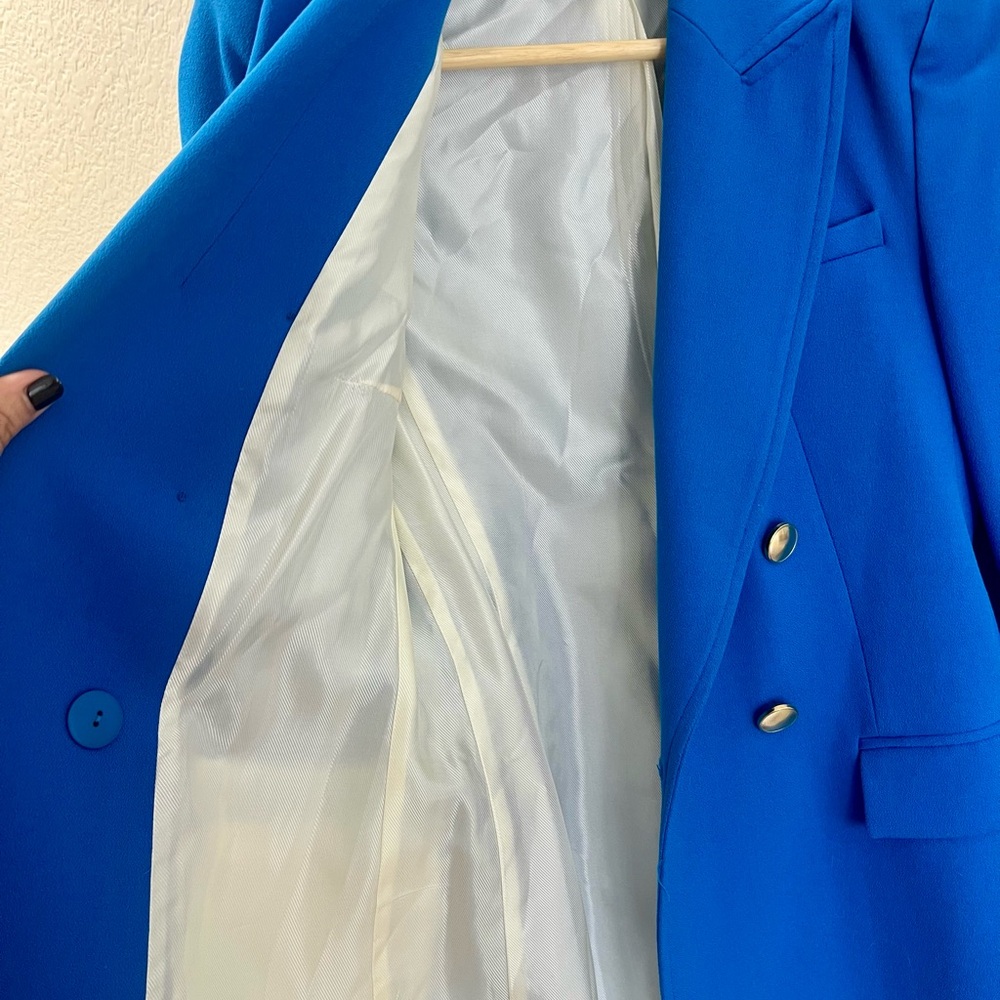 Zara tailored double breasted Balmain style Blazer - Picture 12 of 16